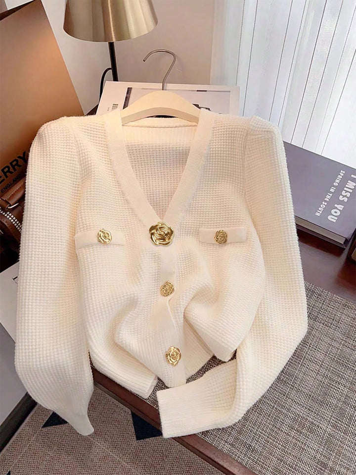 Cardigan SHEIN, alb