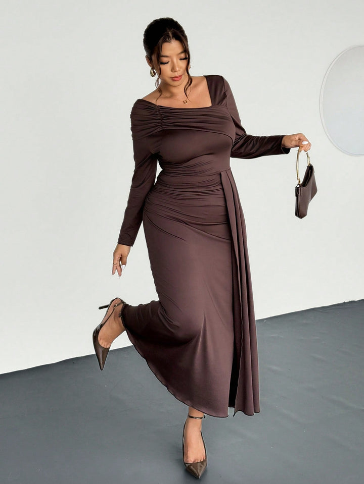 Rochie SHEIN, maro