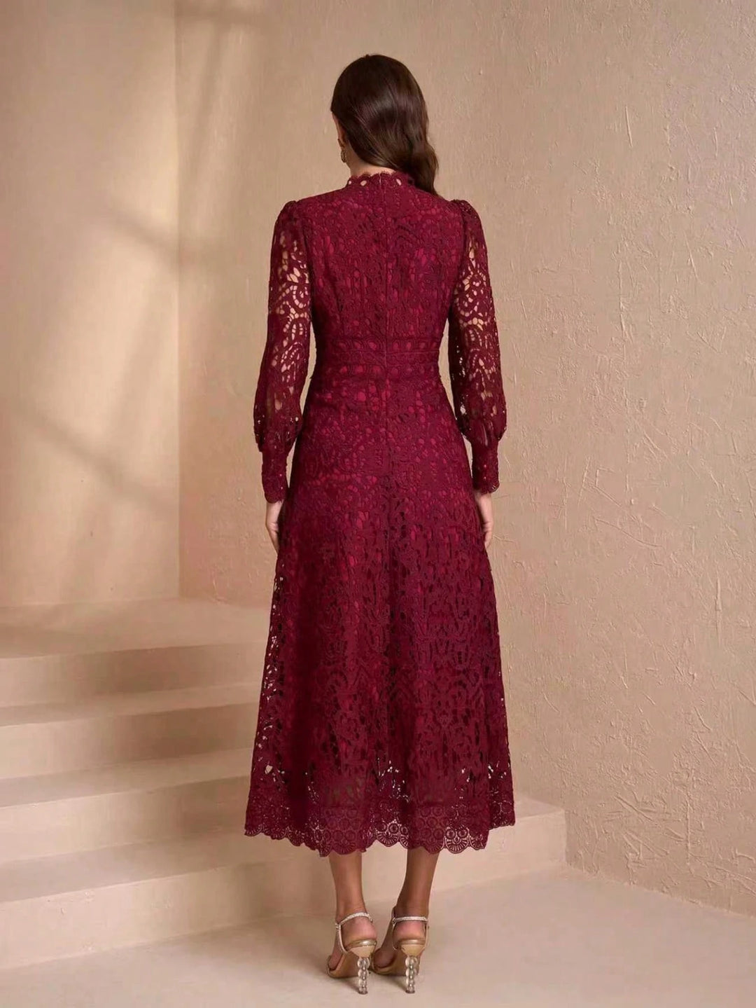 Rochie maxi SHEIN, vișiniu