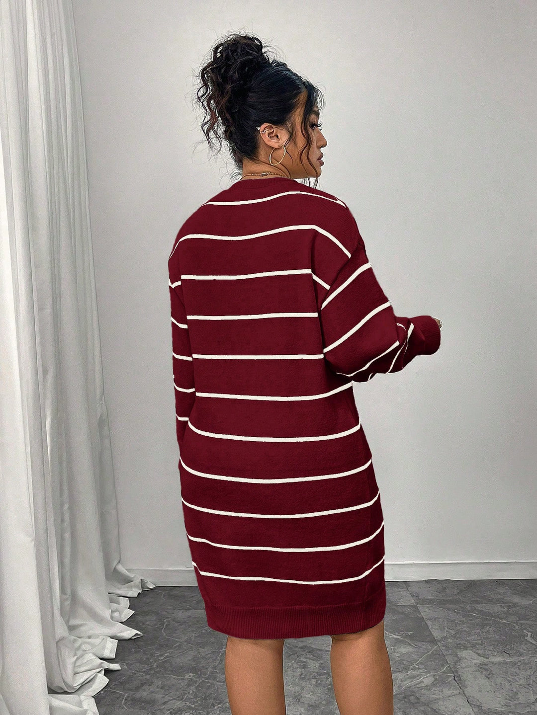 Rochie midi SHEIN, mix culori
