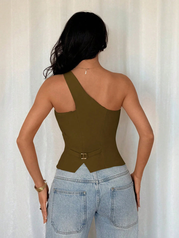 Top SHEIN, verde