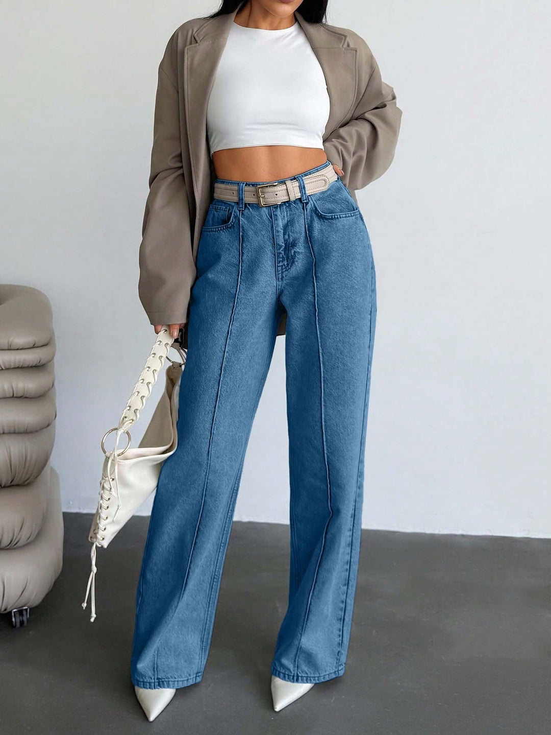 Jeans SHEIN, albastru