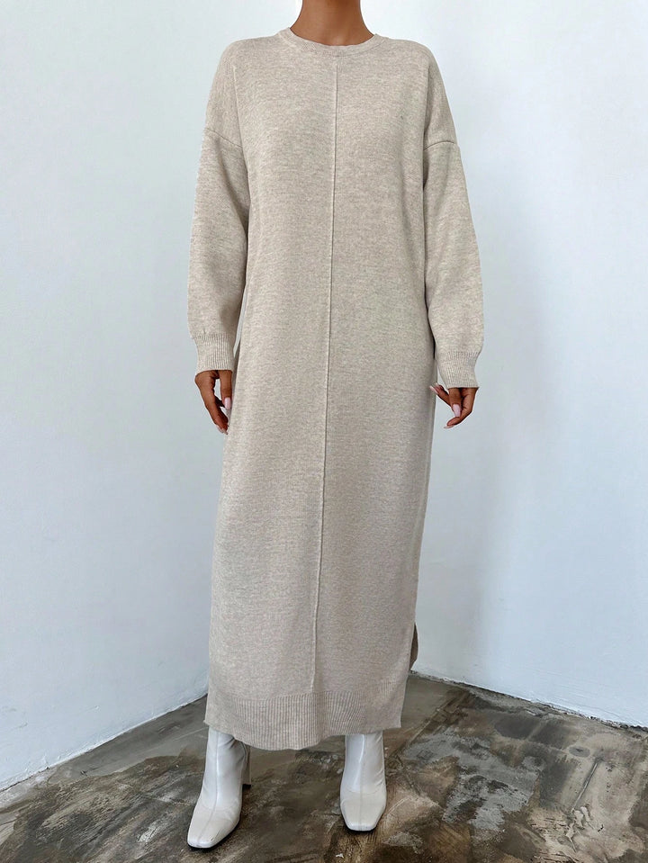 Rochie maxi SHEIN, bej