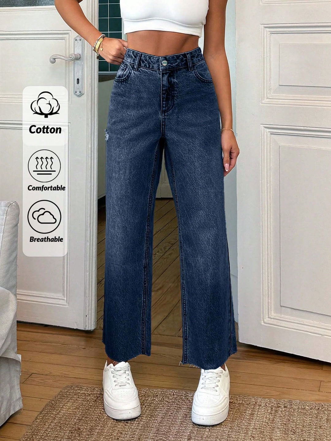 Jeans SHEIN, albastru