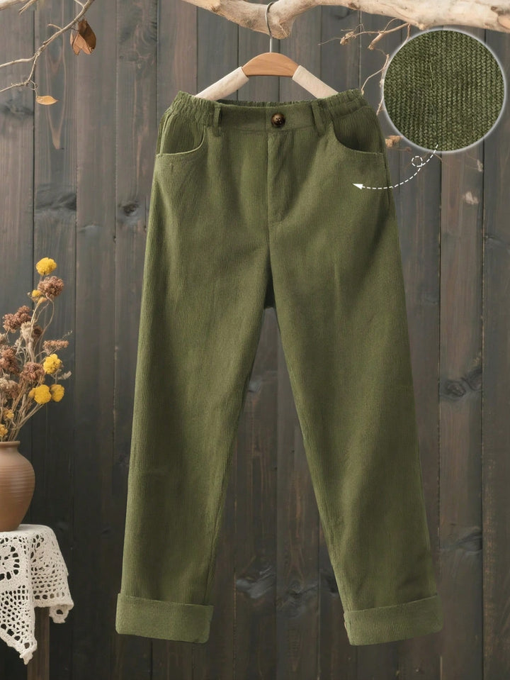 Pantaloni SHEIN, kaki