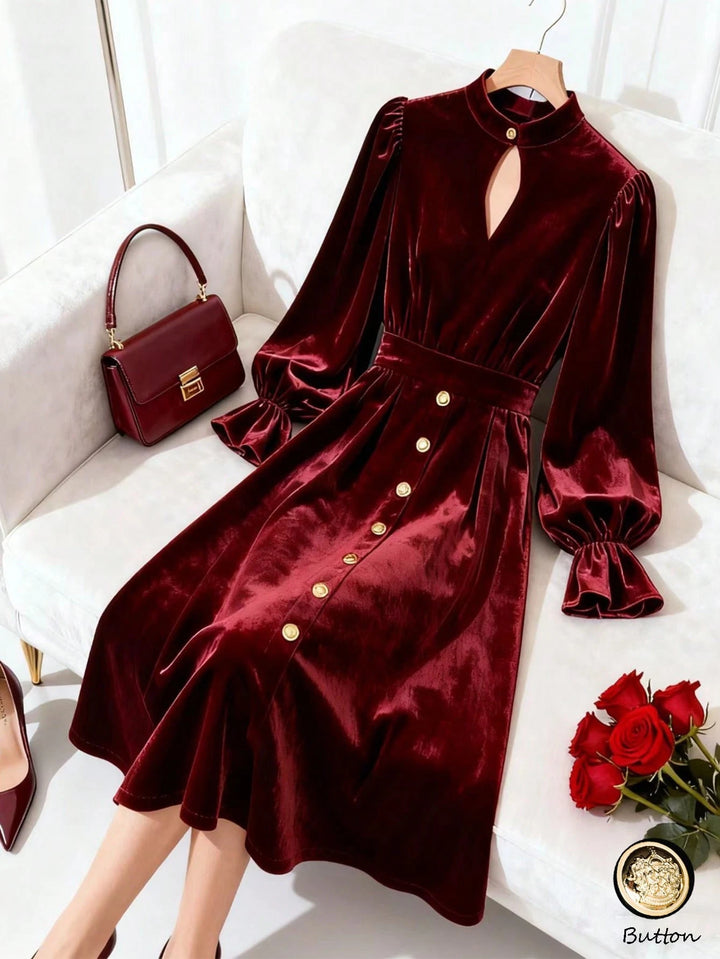 Rochie maxi Shein, vișiniu