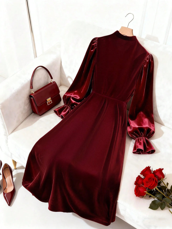 Rochie maxi Shein, vișiniu