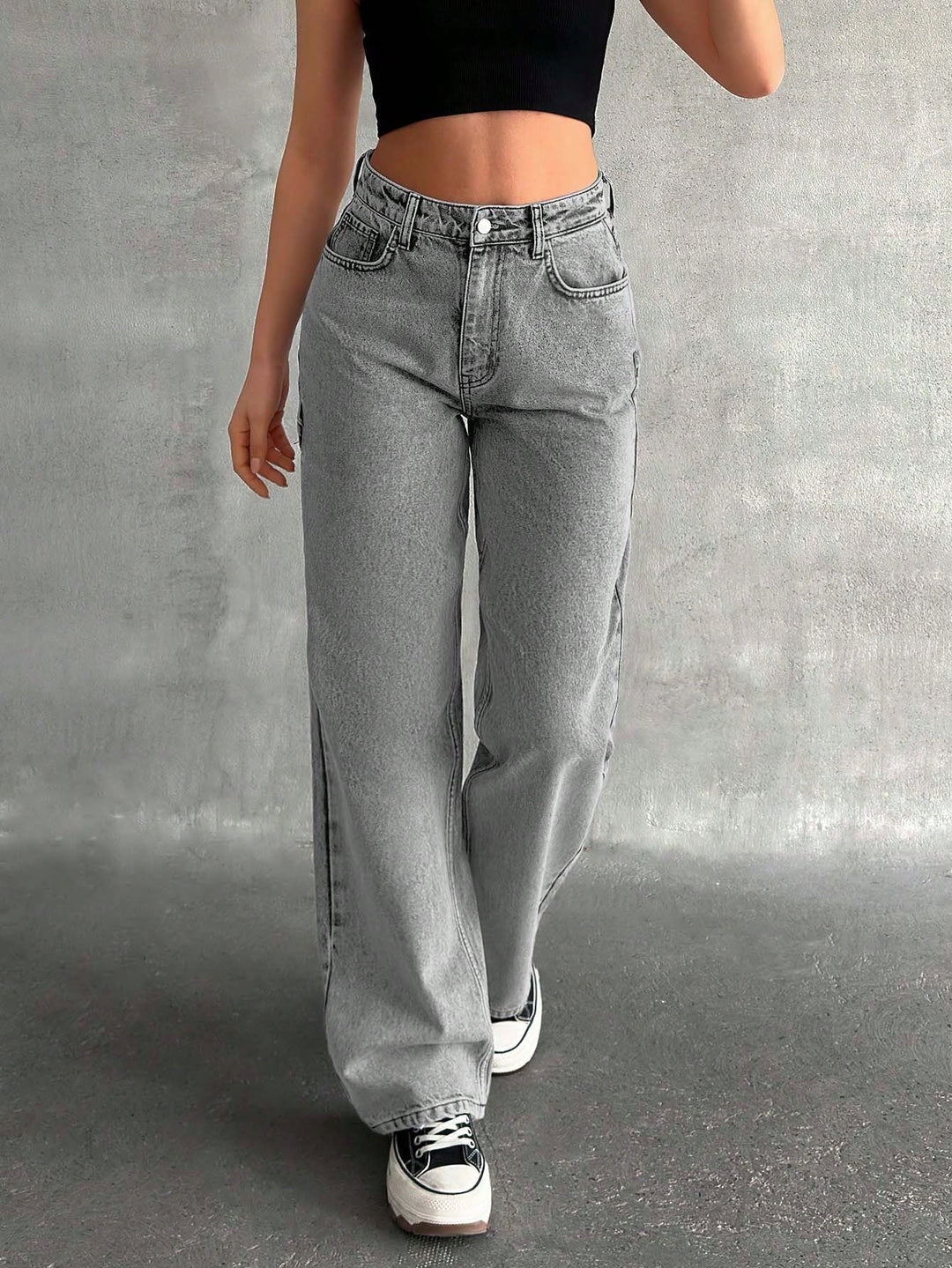 Jeans SHEIN, gri