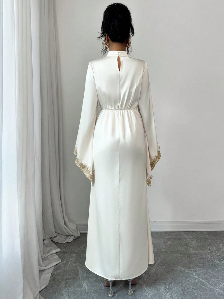Shein maxi ruha, krém színű