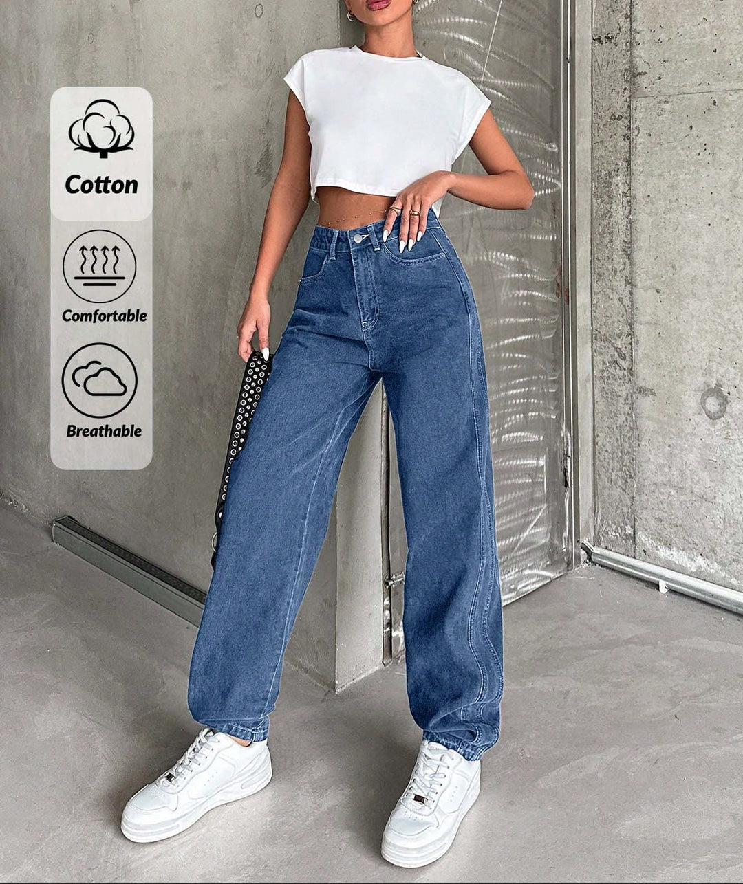Jeans SHEIN, albastru