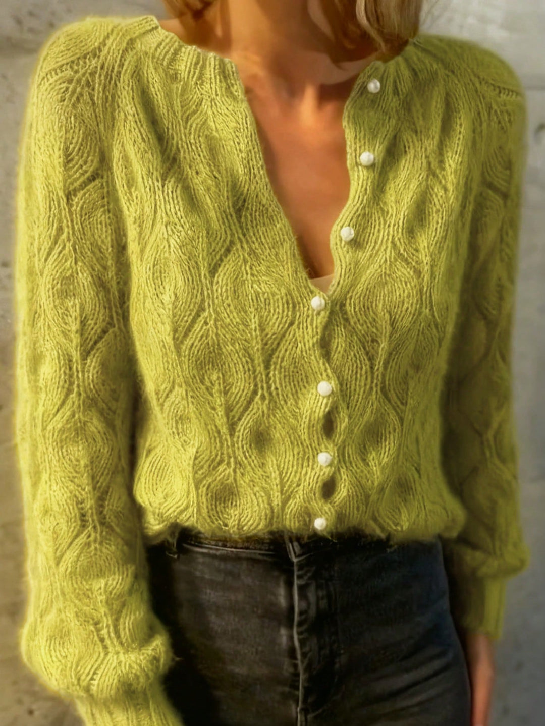 Cardigan SHEIN, kaki