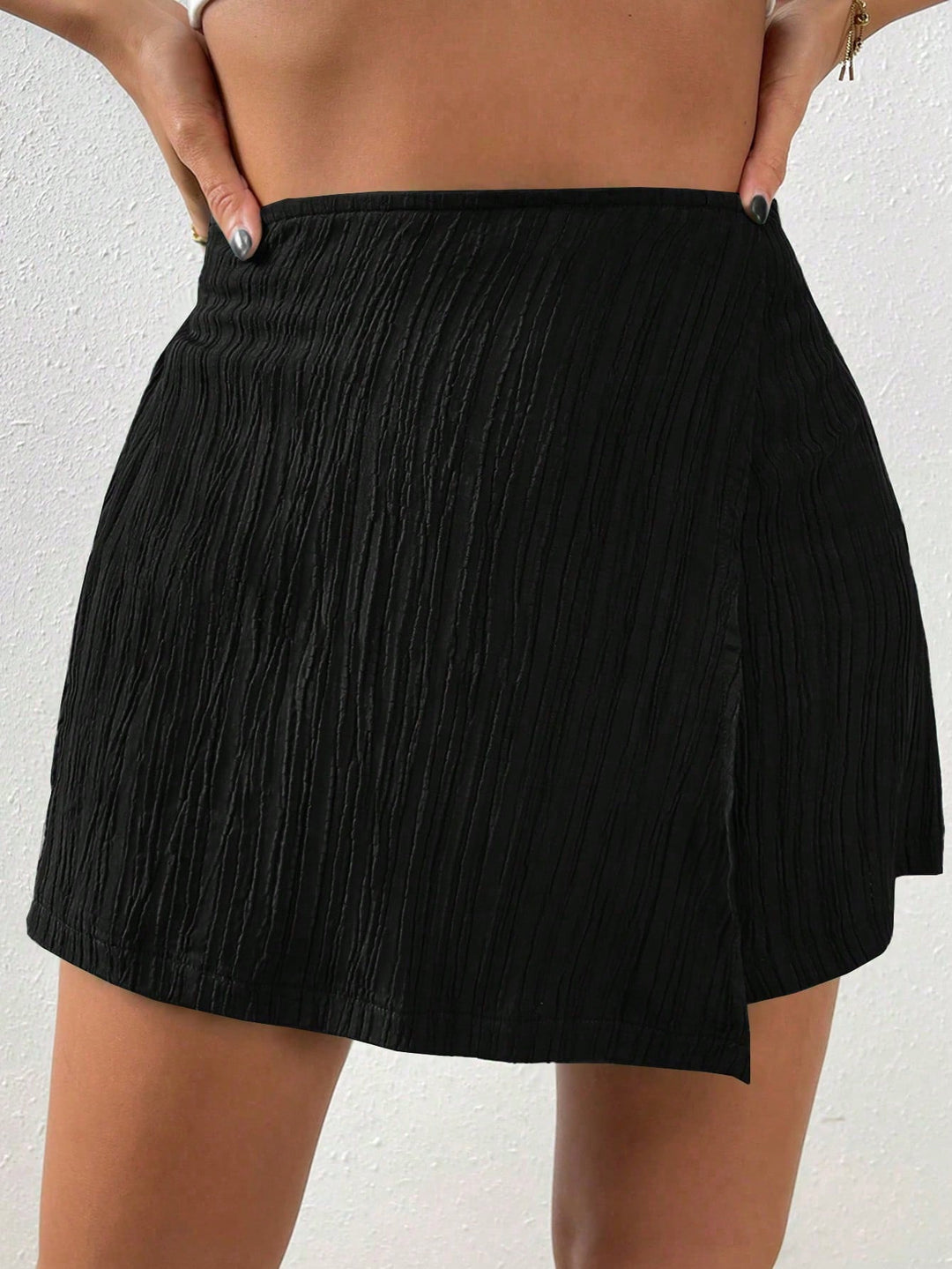 Pantaloni scurți SHEIN, negru