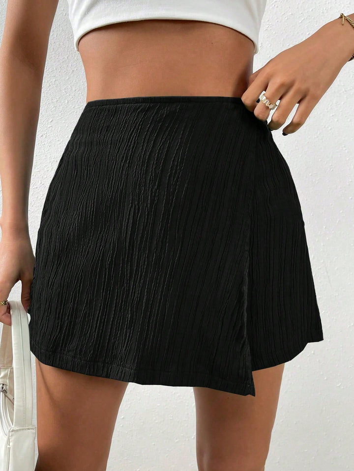 Pantaloni scurți SHEIN, negru