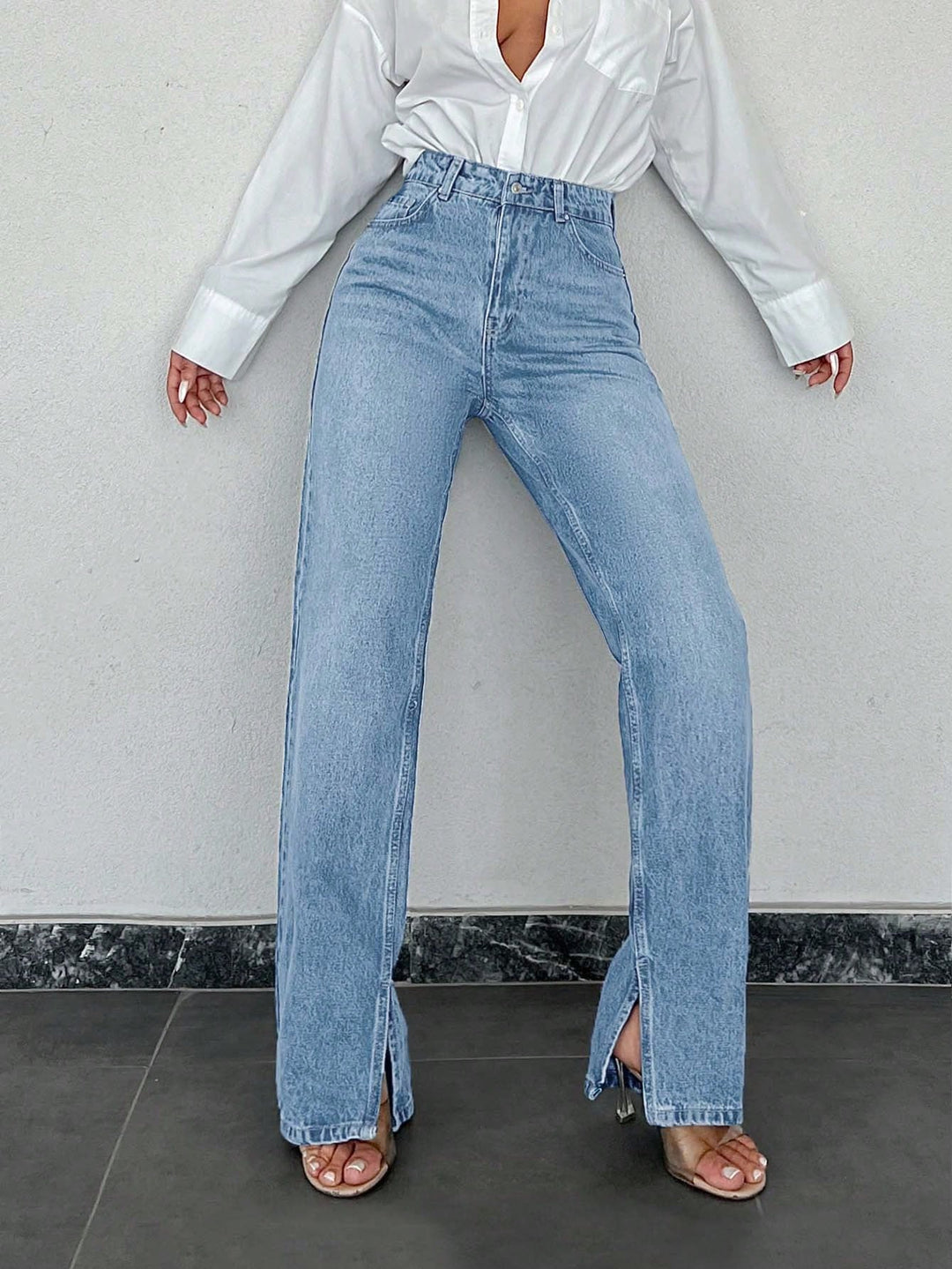 Jeans SHEIN, albastru