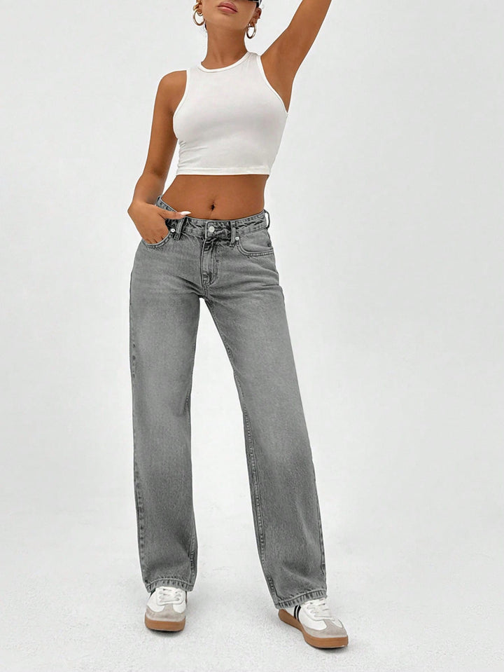 Jeans SHEIN, gri