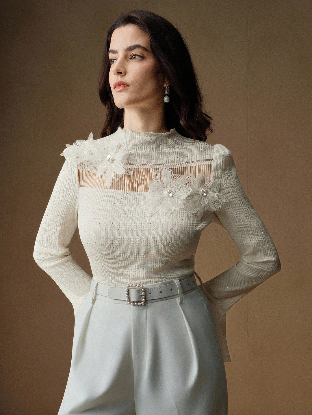 Top SHEIN, bej