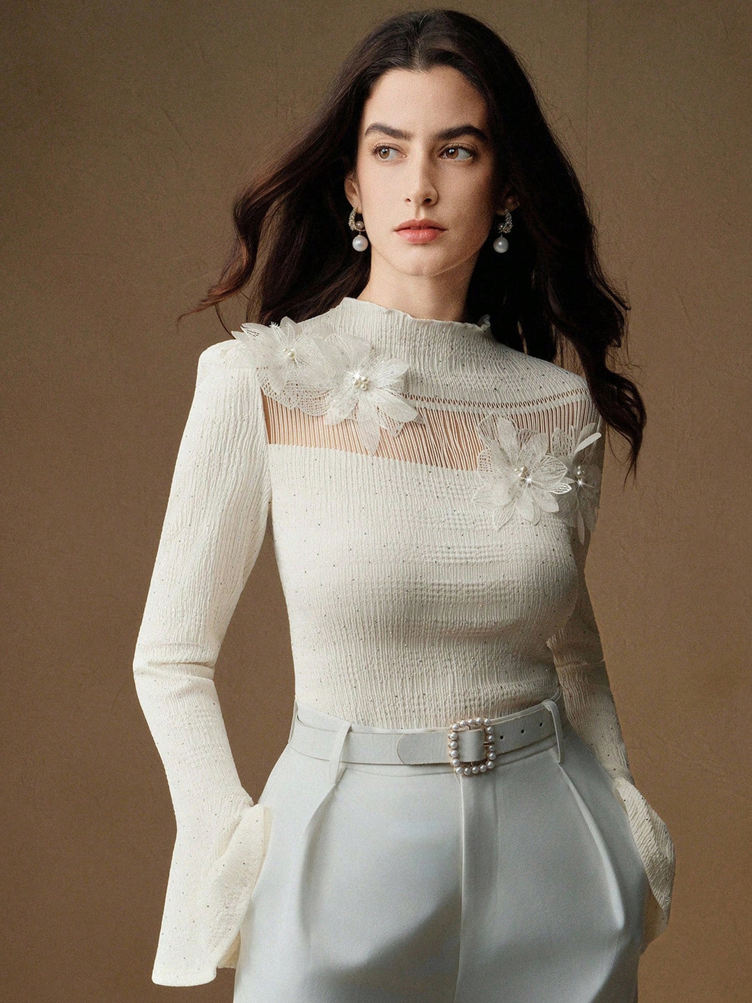 Top SHEIN, bej