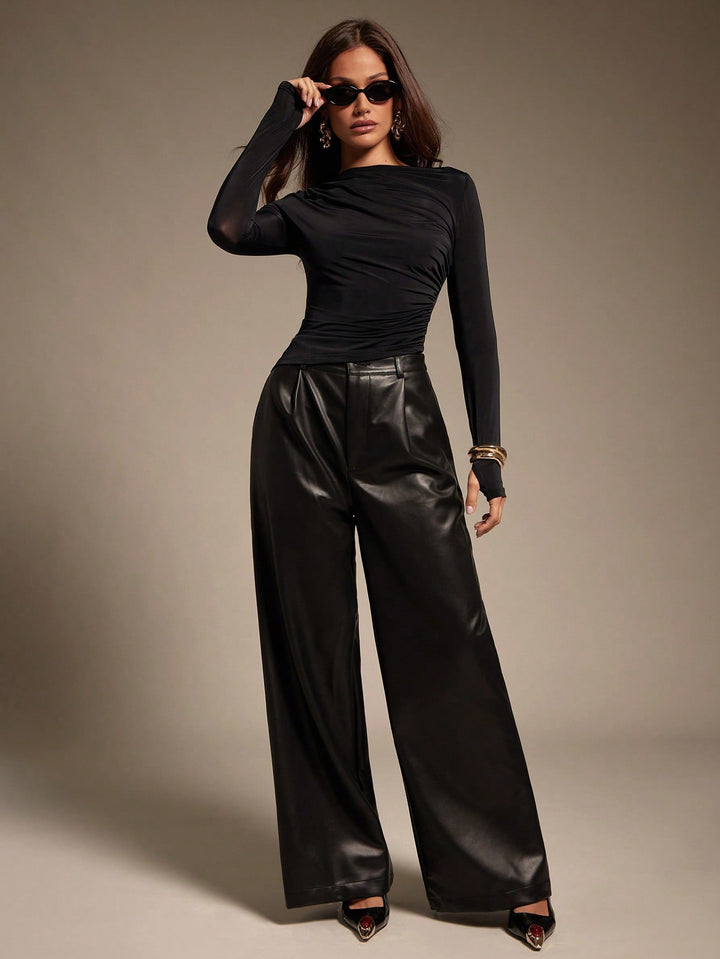 Top SHEIN, negru