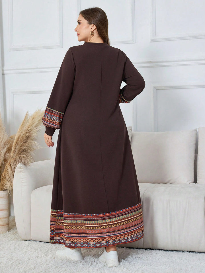 Rochie maxi SHEIN, maro
