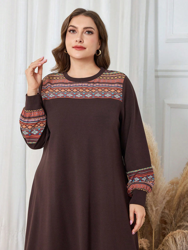 Rochie maxi SHEIN, maro