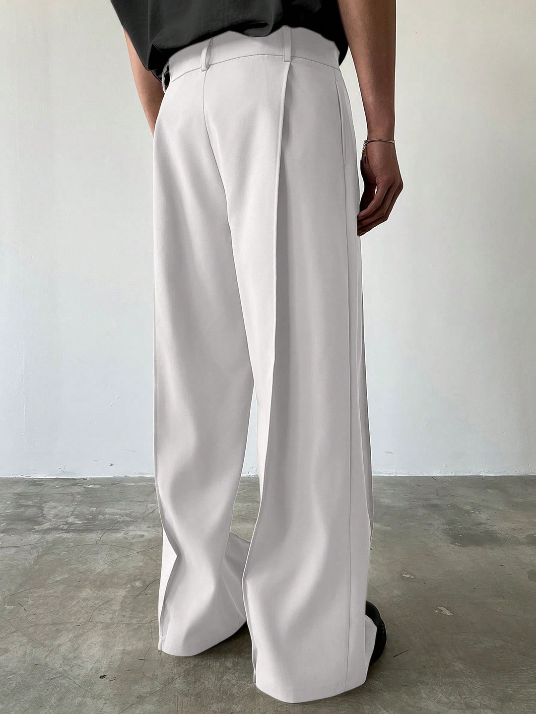 Pantalon SHEIN, alb