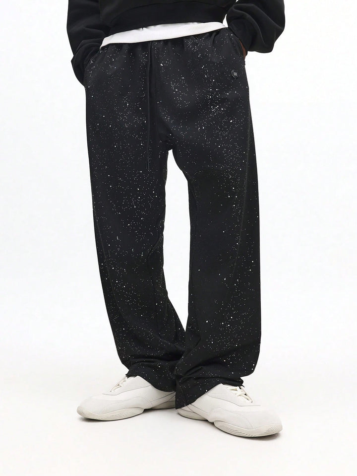 Pantaloni de trening Sumwon by Shein, negru