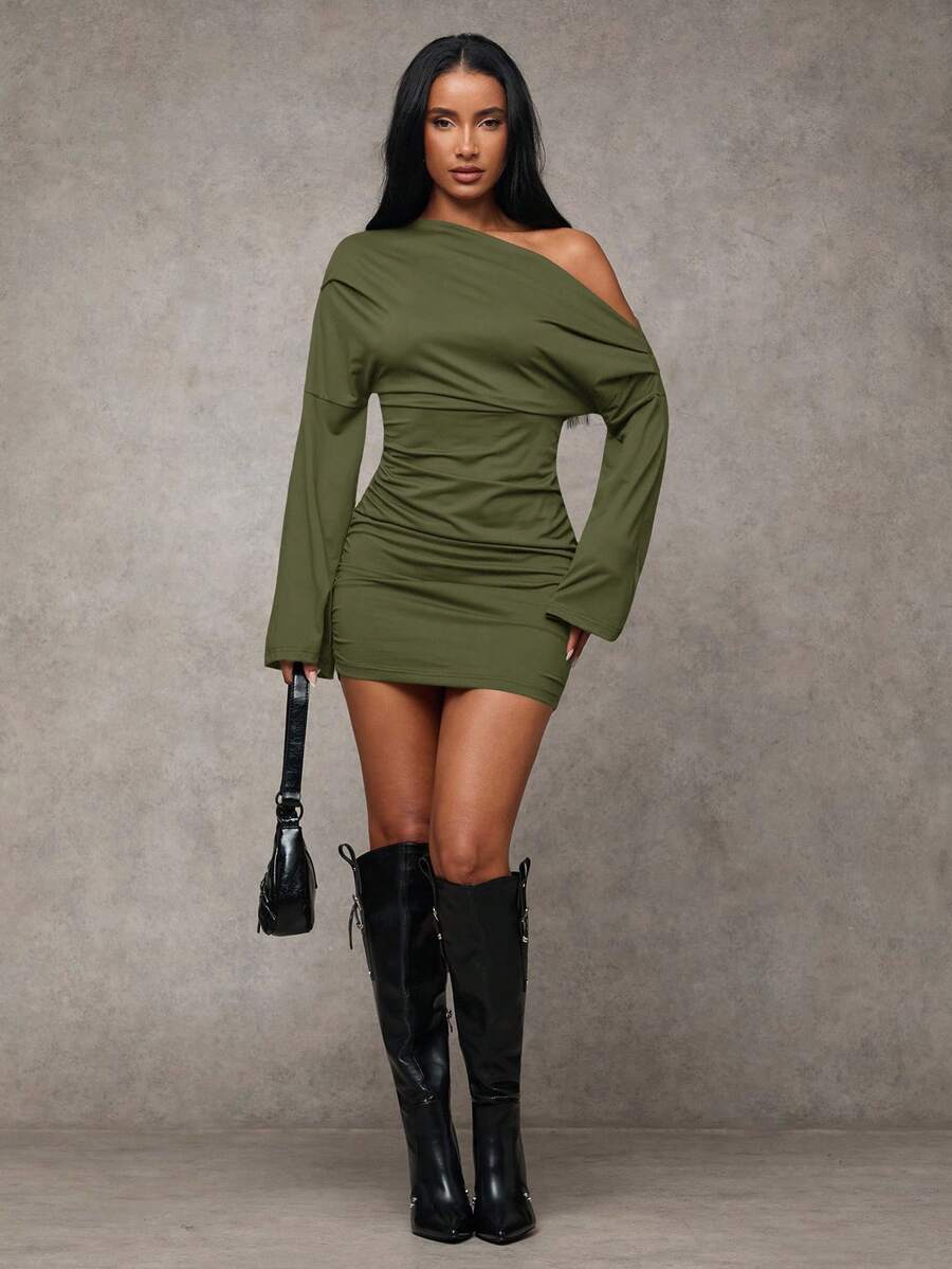 Rochie mini SHEIN, verde