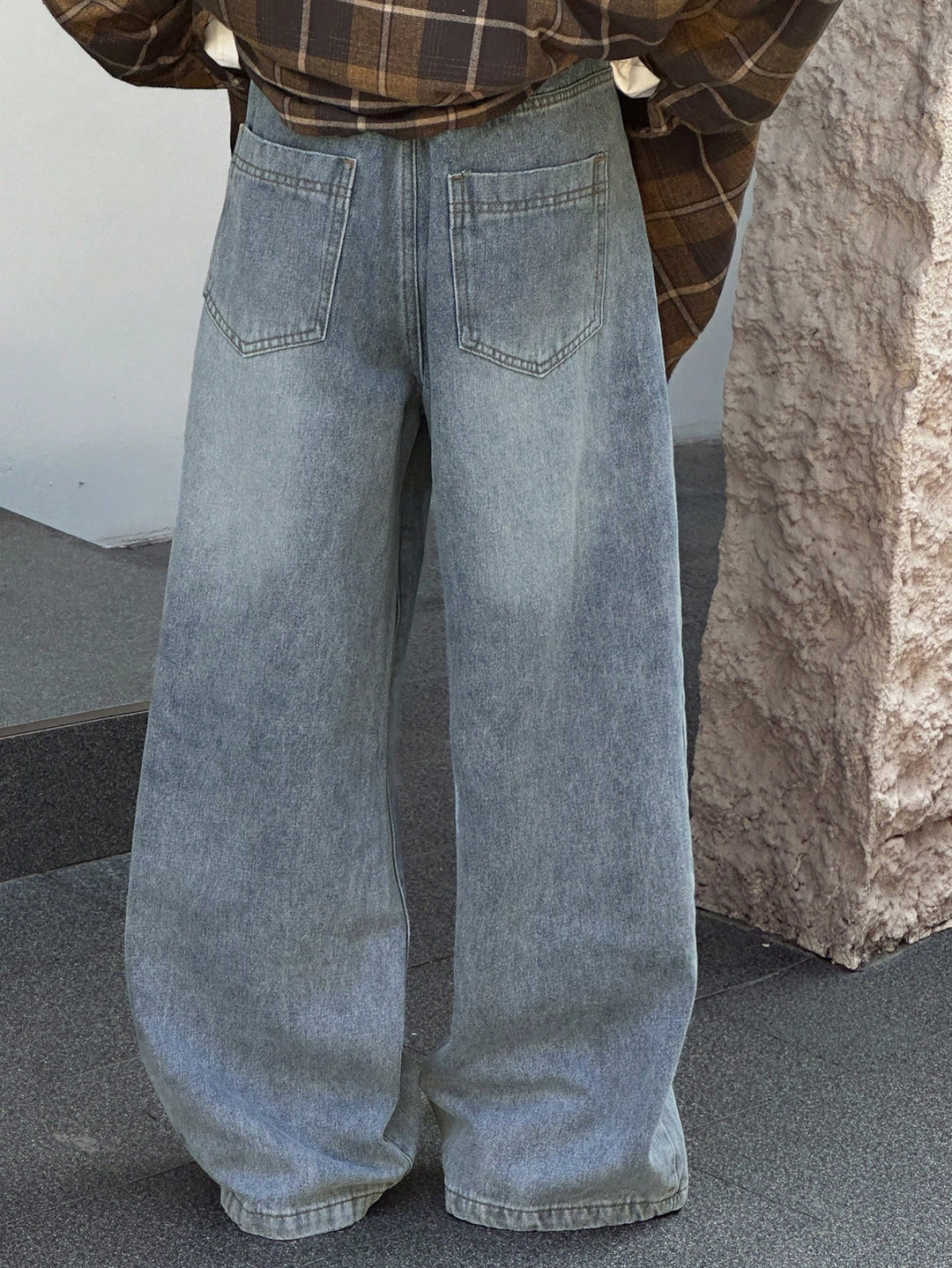 Jeans SHEIN, albastru