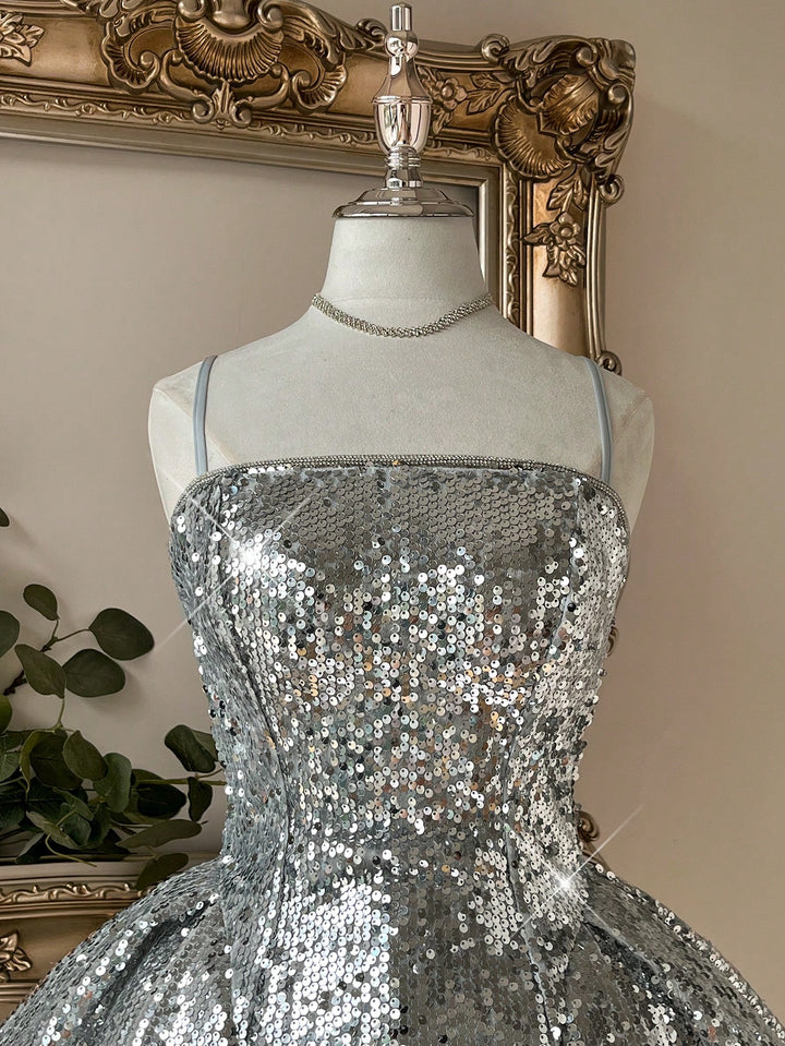 Rochie mini Shein, argintiu