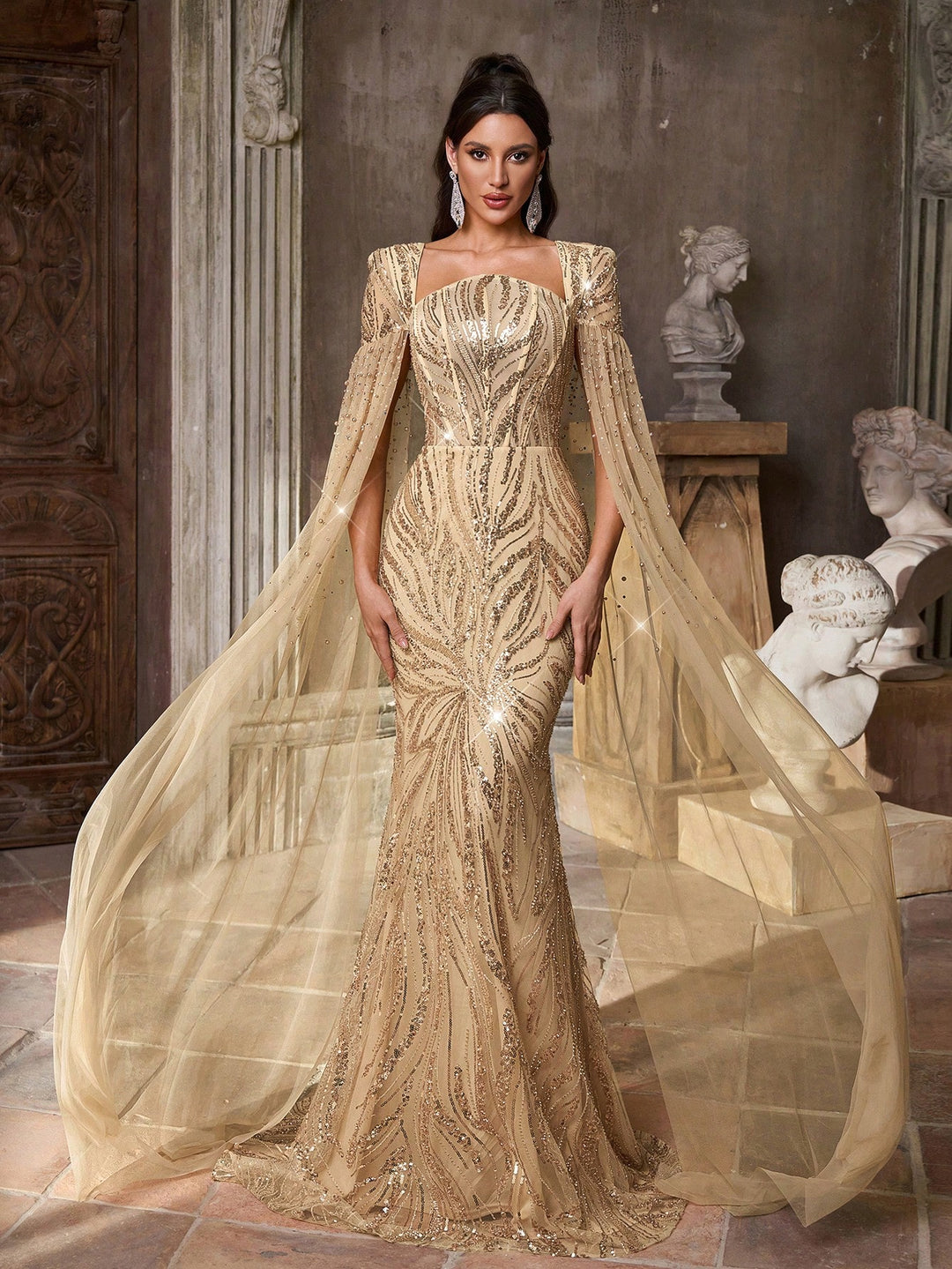 Rochie SHEIN, auriu