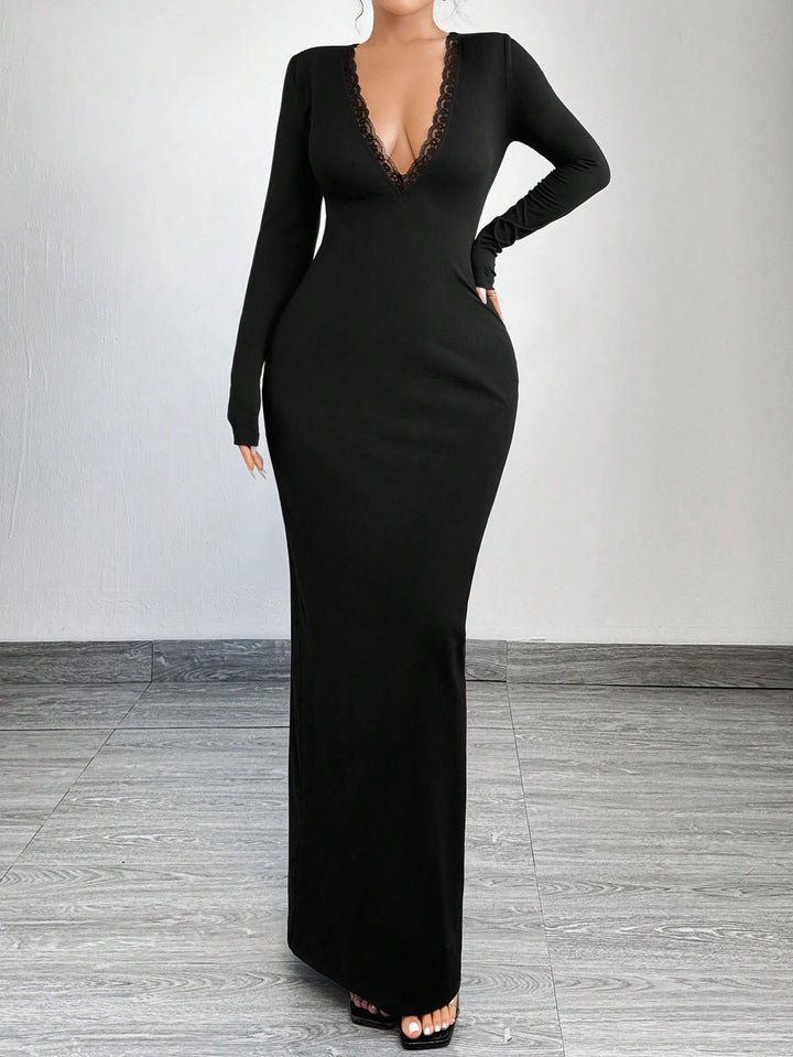 Rochie maxi SHEIN, negru