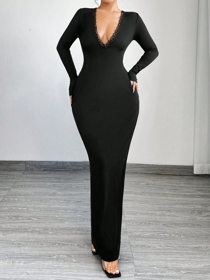 Rochie maxi SHEIN, negru