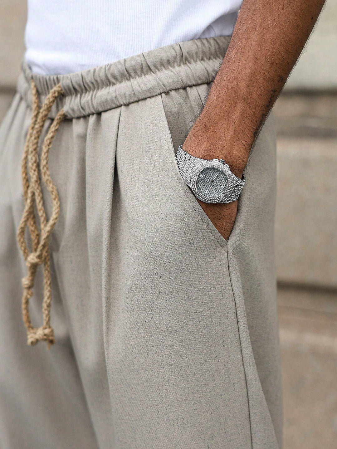 Pantalon SHEIN, gri