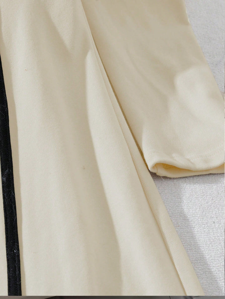 SHEIN maxi ruha, krémszínű