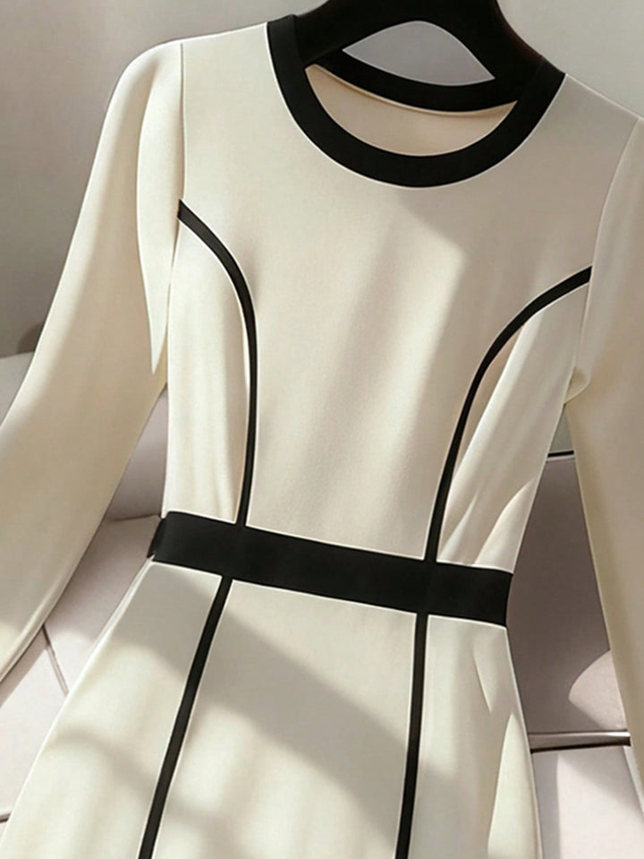 SHEIN maxi ruha, krémszínű