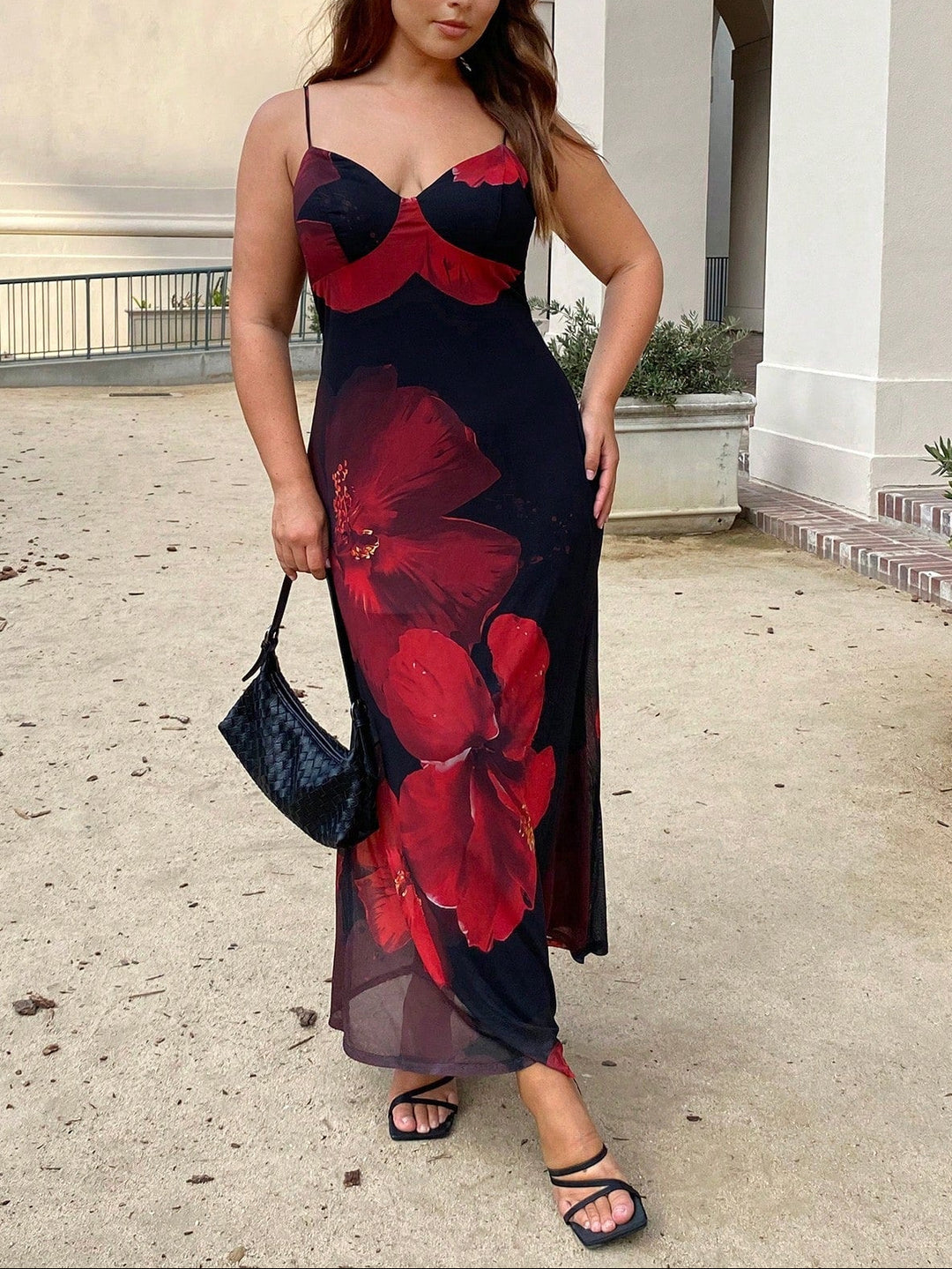 Rochie maxi SHEIN, mix culori
