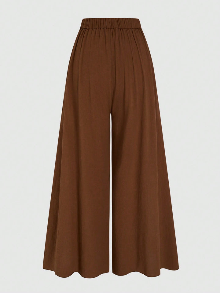 Pantaloni SHEIN, maro