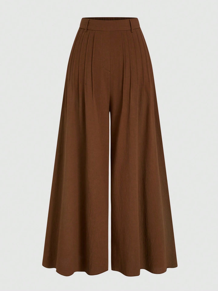 Pantaloni SHEIN, maro