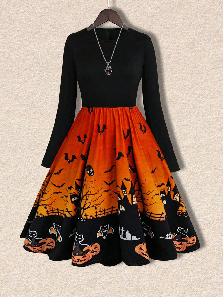 Rochie SHEIN, portocaliu