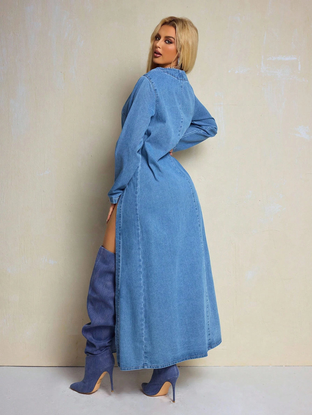 Rochie de blugi SHEIN, albastru