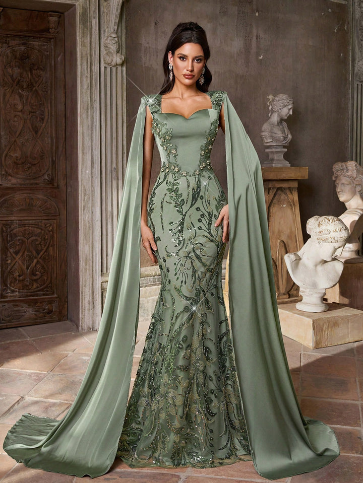 Rochie SHEIN, verde