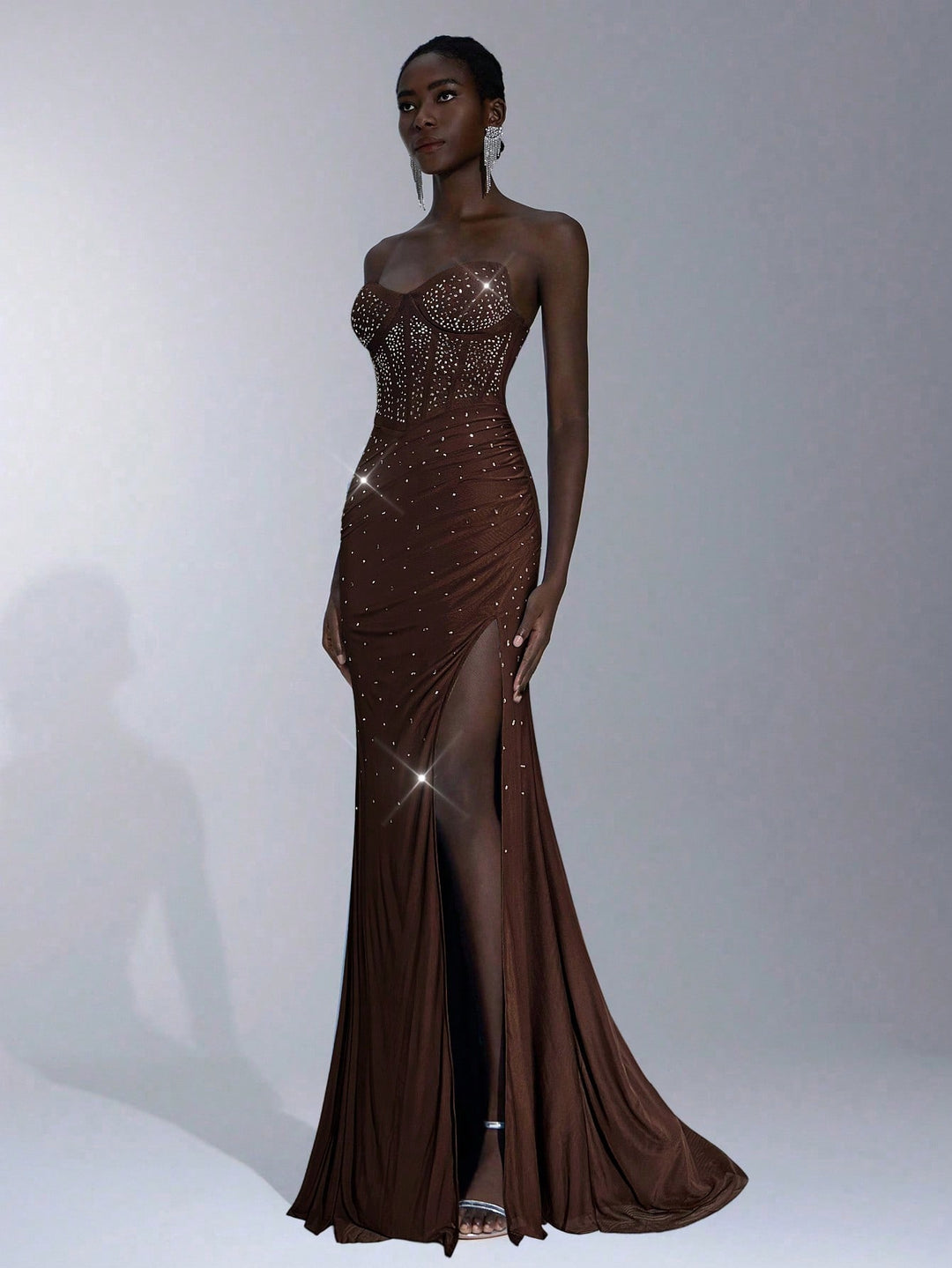 Rochie SHEIN, maro