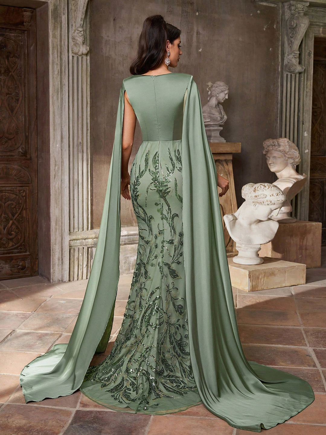 Rochie SHEIN, verde