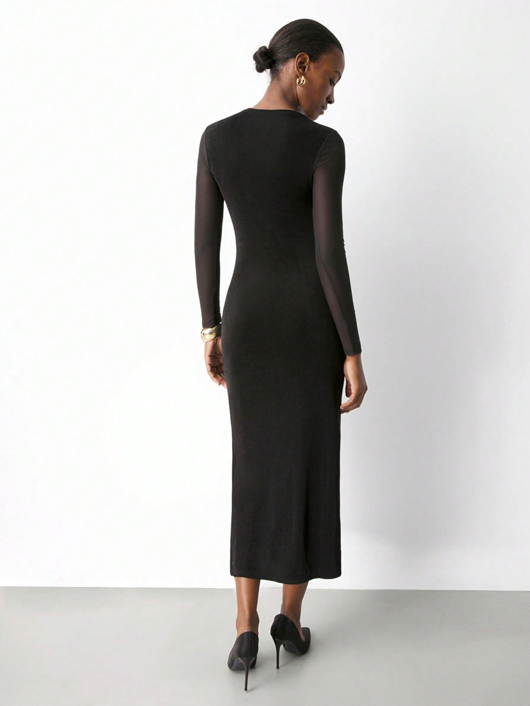 Rochie midi SHEIN, negru