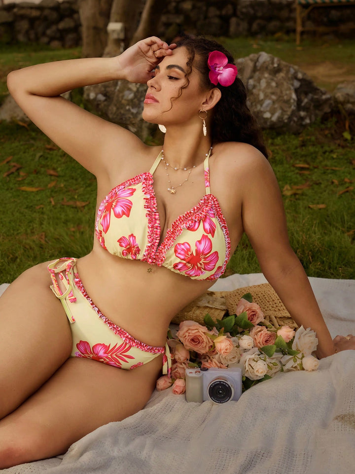 Set bikini de baie SHEIN, mix culori