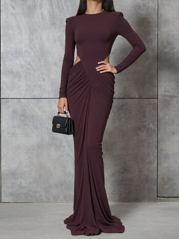 Rochie maxi SHEIN, vișiniu