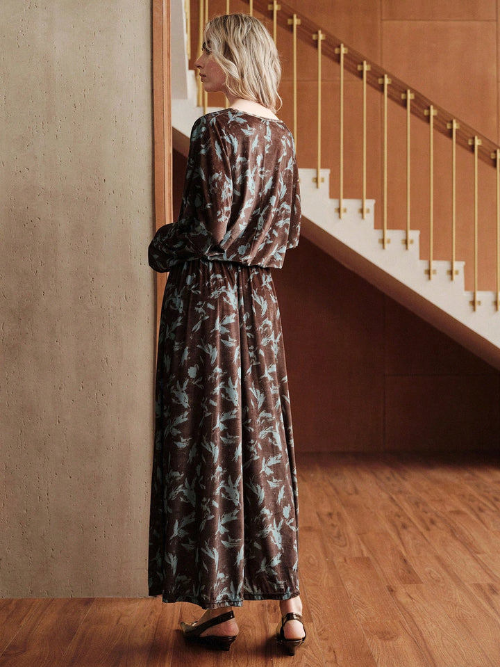 Rochie maxi Shein, maro