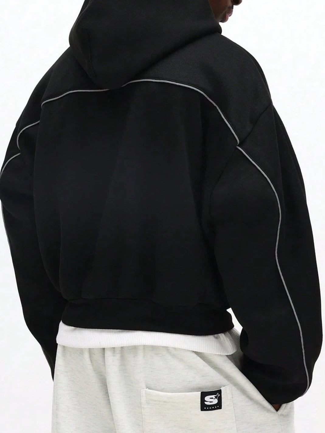 Hanorac Shein, negru