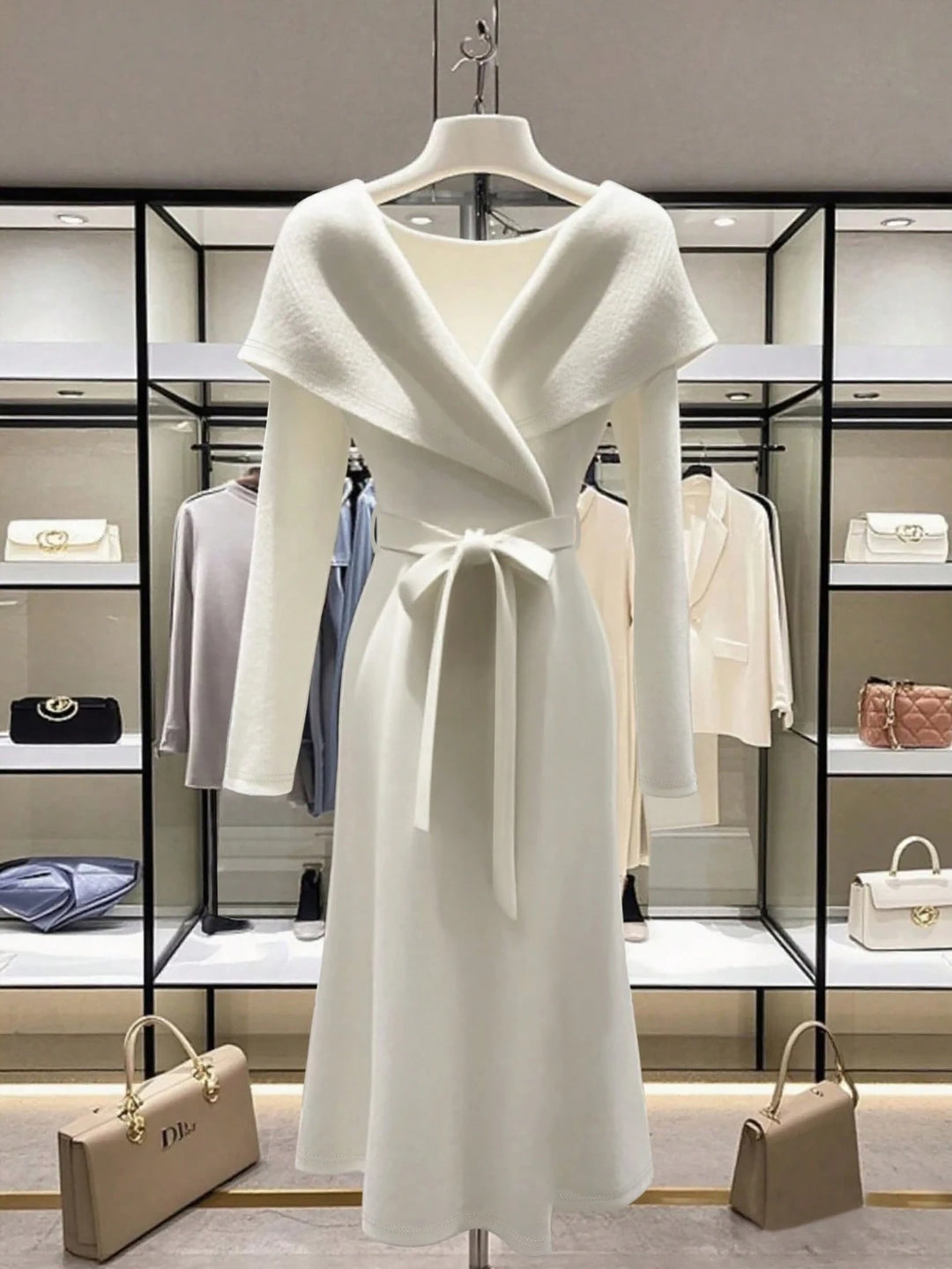 Rochie maci SHEIN, alb
