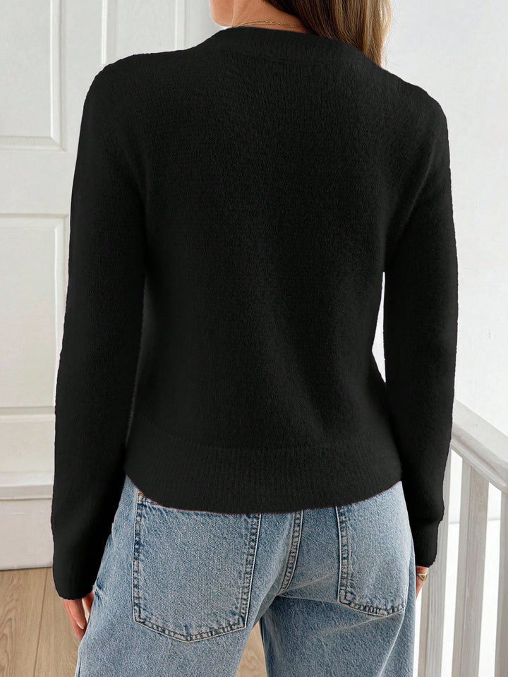 Pulover SHEIN, negru